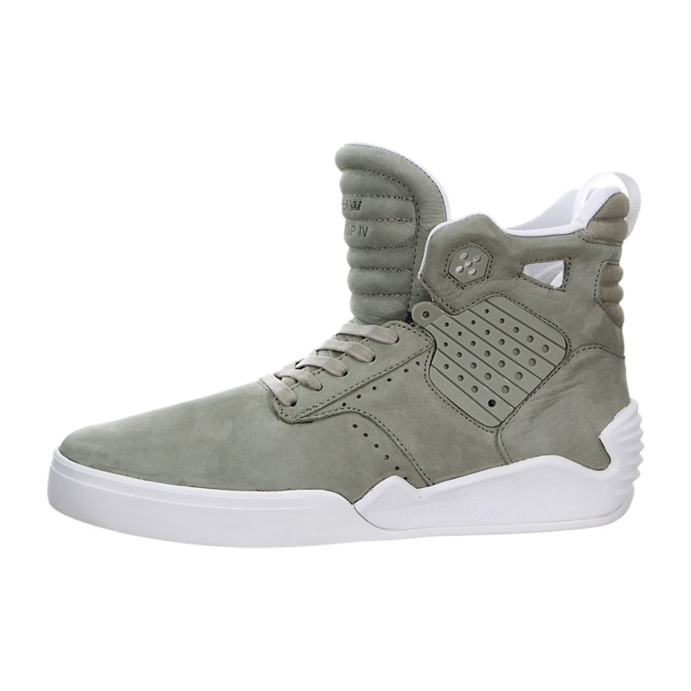 Baskets Montantes Supra SkyTop IV Vert Laurel Oak/White Homme | USC-07435588